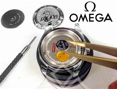 omega watch battery change